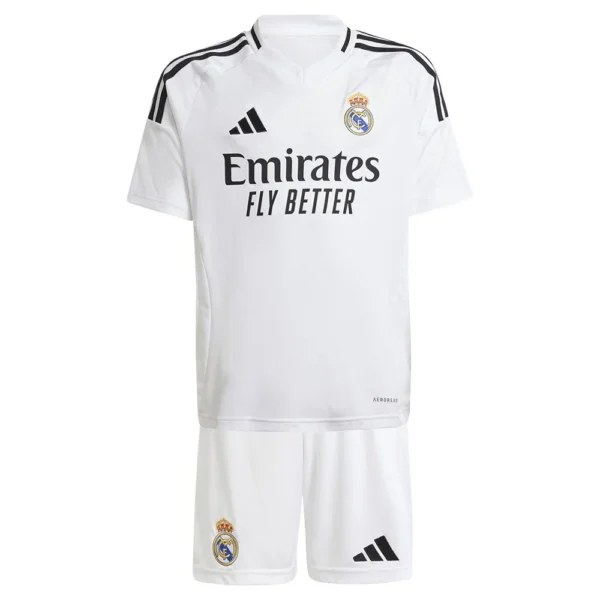adidas - Conjunto Junior de manga curta Casa Real Madrid 24/25 – White / White