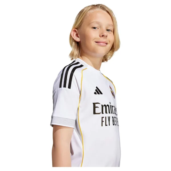 adidas - Conjunto Junior de manga curta Casa Real Madrid 25/26 Youth – White