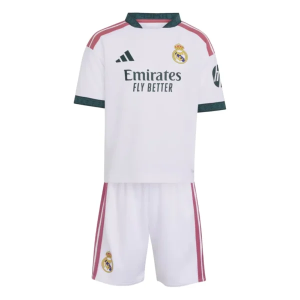 adidas - Conjunto Junior de manga curta Casa Real Madrid 26/27 Mini – White
