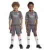 adidas - Conjunto Junior de manga curta Terceira Real Madrid 24/25 – Charcoal