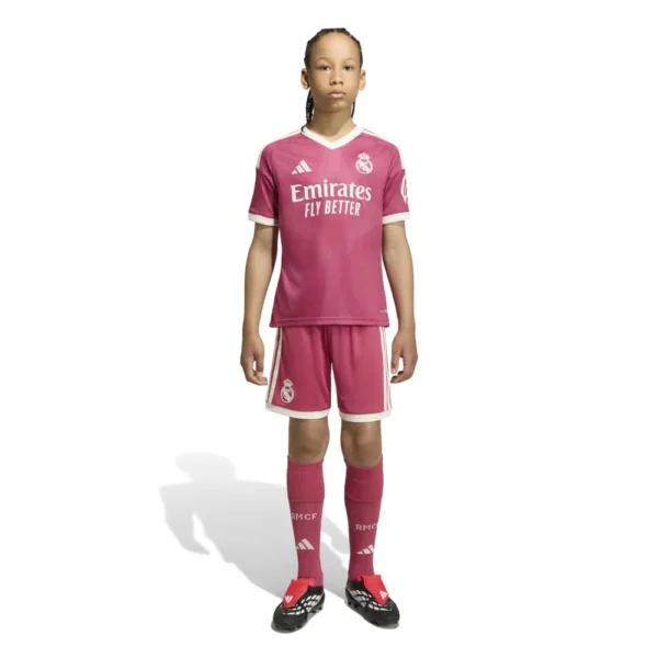 adidas-conjunto-junior-de-manga-curta-terceira-real-madrid-26-27.webp adidas - Conjunto Junior de manga curta Terceira Real Madrid 26/27 – Wild Pink