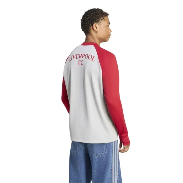 adidas - Moletom Antes do jogo Liverpool FC 26/27 Away Warm – Masculino – Grey Two