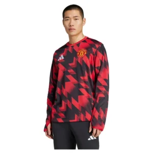 adidas - Moletom Antes do jogo Manchester United 25/26 Warm – Masculino – Mufc Red