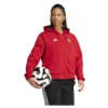 adidas - Moletom com capuz feminino FC Bayern Munich 24/25 Anthem – Team Power Red 2