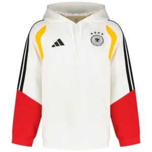adidas - Moletom com capuz Germany 26/27 Tiro Sweat – Masculino – Regular White