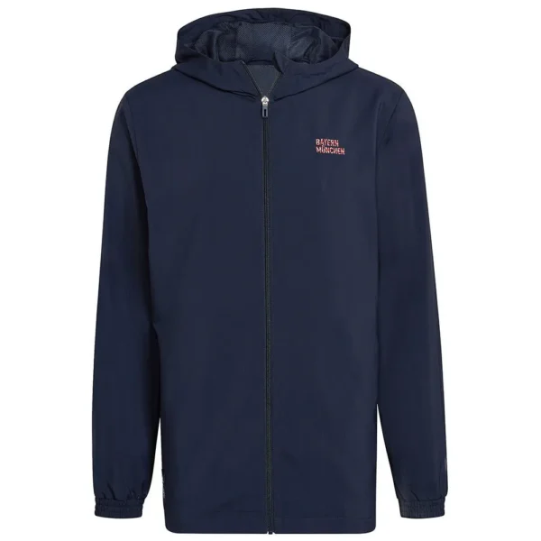 adidas - Moletom com fecho FC Bayern Munich 22/22 Q2 – Masculino – Night Navy