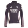 adidas - Moletom com meia-zíper Arsenal Tiro 24 – Aurora Black