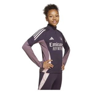adidas - Moletom com meia-zíper Arsenal Tiro 24 – Aurora Black