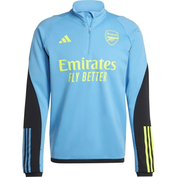adidas - Moletom com meia-zíper Treinamento Arsenal FC 23/24 – Masculino – Pulse Blue
