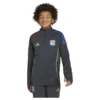 adidas - Moletom juvenil Treinamento Olympique De Lyon Tiro 25/26 Competition – Carbon / Hazy Beige