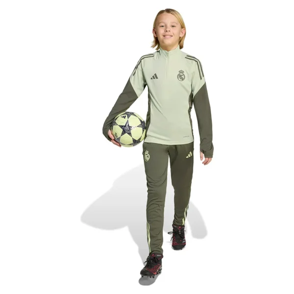 adidas - Moletom juvenil Treinamento Real Madrid Tiro 25/26 Competition – Almost Lime