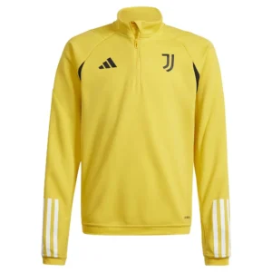 adidas - Blusa com zíper júnior Treinamento Juventus 23/24 – Bold Gold