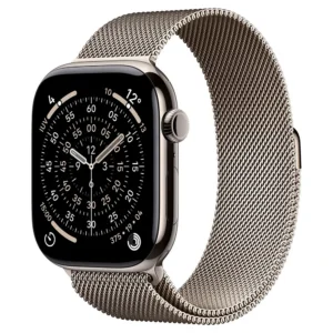 Apple - Watch Series 11GPS + Cellular 46 mmTitanium Case Milanese Loop