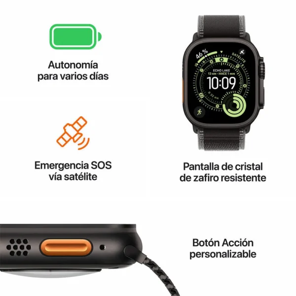 Apple - Watch Ultra 3 smartwatch - Black