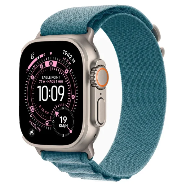 Apple - Watch Ultra 3 GPS + Cellular 49 mm Titanium Case Alpine Loop