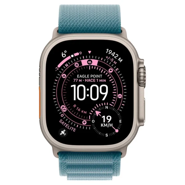 Apple - Watch Ultra 3 GPS + Cellular 49 mm Titanium Case Alpine Loop