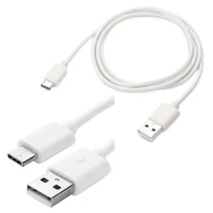 Barbieri - Cabo de carregamento Universal USB + Type-C Connector - White