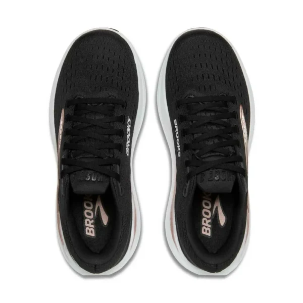 Brooks Tênis de corrida estreitos Ghost Max 3 – Feminino – Black / Grey / White / White