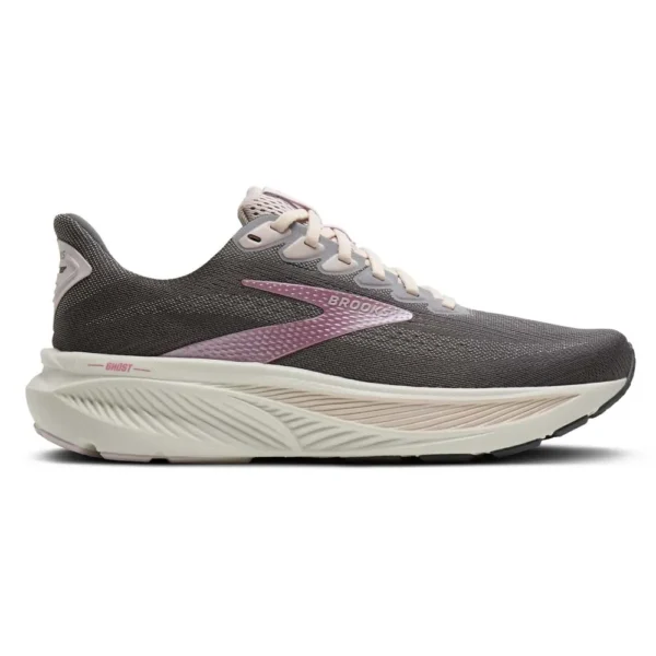 Brooks Tênis de corrida Ghost 17 – Feminino – Poppy Seed / Pink / Bluewash