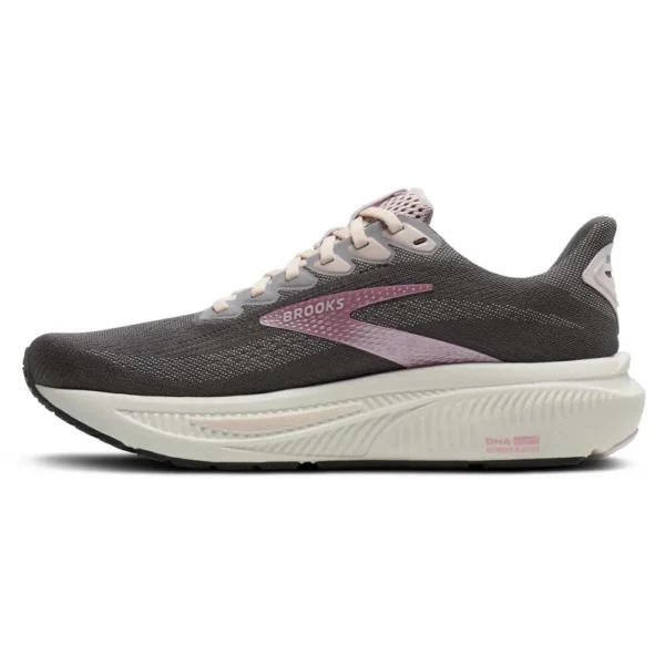 Brooks Tênis de corrida Ghost 17 – Feminino – Poppy Seed / Pink / Bluewash