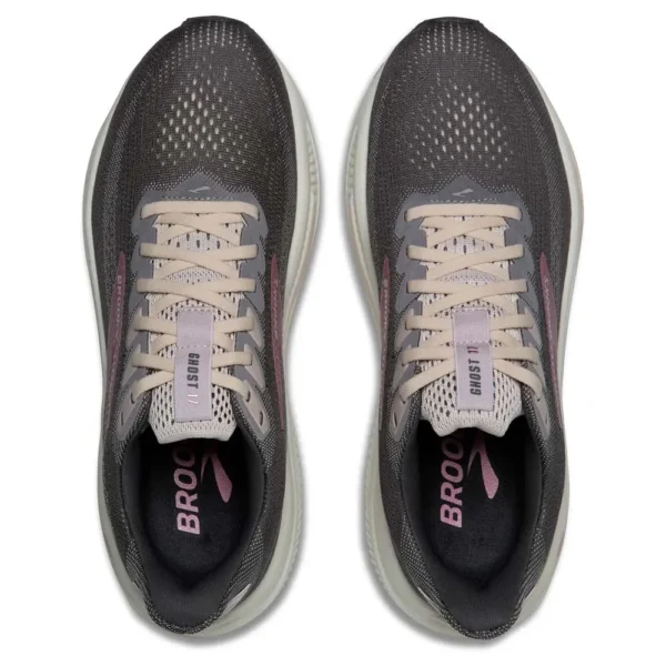 Brooks Tênis de corrida Ghost 17 – Feminino – Poppy Seed / Pink / Bluewash