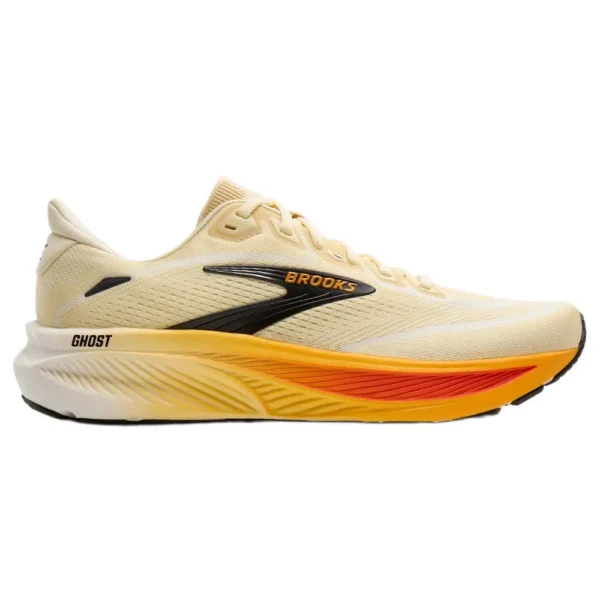 Brooks Tênis de corrida Ghost 18 – Masculino – Rutabaga / Tigerlily / Orange
