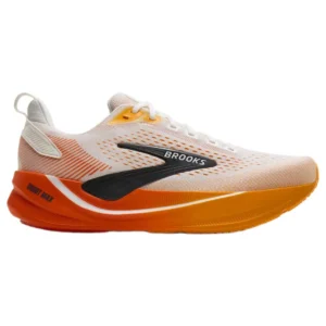 Brooks Tênis de corrida Ghost Max 4 – Masculino – White / Orange / Red