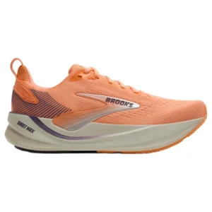 Brooks Tênis de corrida Ghost Max 4 – Feminino – Cyber Peach / Grape / Bluewash