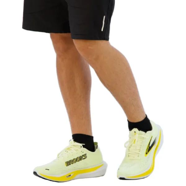 Brooks Tênis de corrida Hyperion 3 – Masculino – Luminary / Black / Yellow