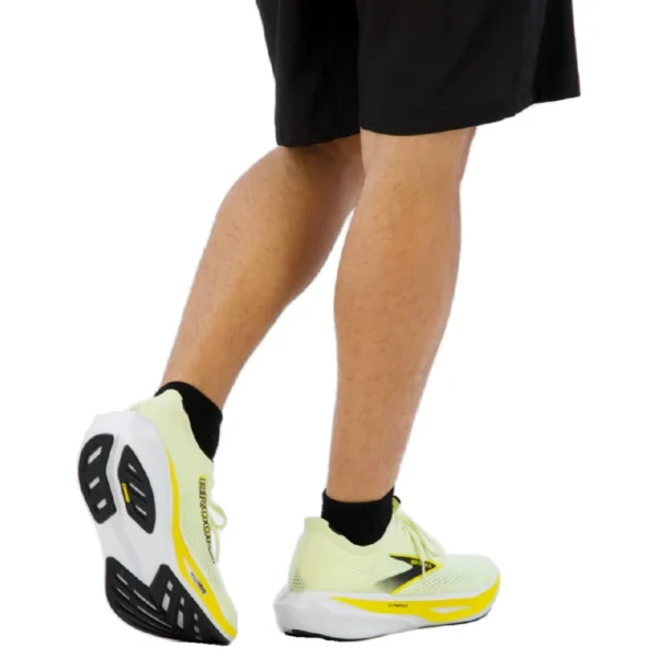 Brooks Tênis de corrida Hyperion 3 – Masculino – Luminary / Black / Yellow