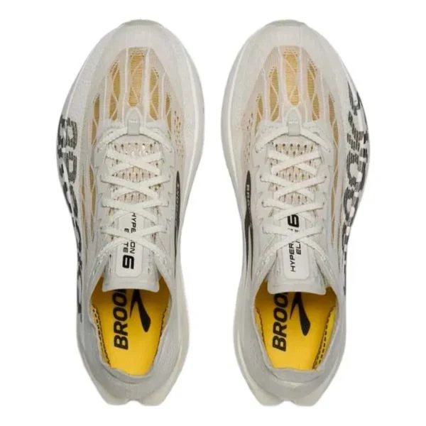 Brooks Tênis de corrida Hyperion Elite 6 – Unissex – Vaporous Grey / Yellow / Black