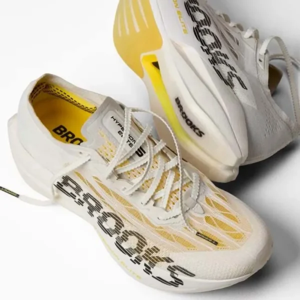 Brooks Tênis de corrida Hyperion Elite 6 – Unissex – Vaporous Grey / Yellow / Black