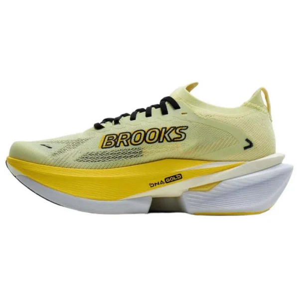 Brooks Tênis de corrida Hyperion Max 3 – Masculino – Luminary / Cyber Yellow / Black