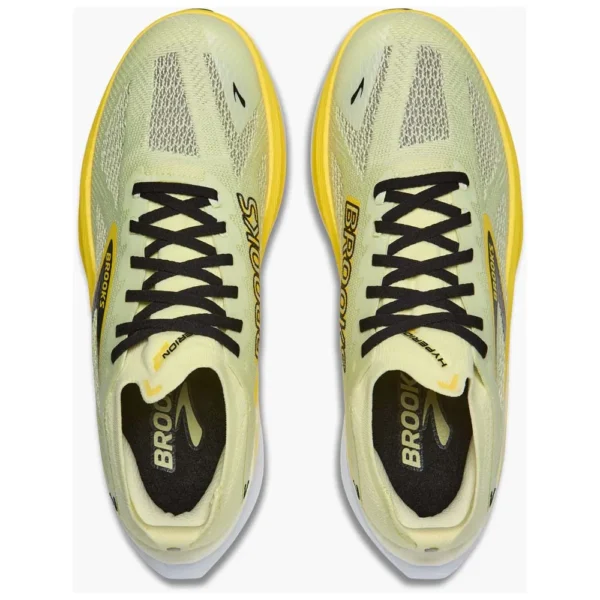 Brooks Tênis de corrida Hyperion Max 3 – Masculino – Luminary / Cyber Yellow / Black