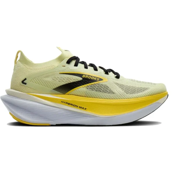 Brooks Tênis de corrida Hyperion Max 3 – Masculino – Luminary / Cyber Yellow / Black