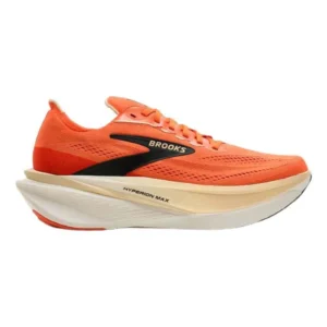 Brooks Tênis de corrida Hyperion Max 4 – Masculino – Tigerlily / Wood Ash / Black