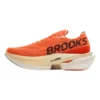 Brooks Tênis de corrida Hyperion Max 4 – Masculino – Tigerlily / Wood Ash / Black