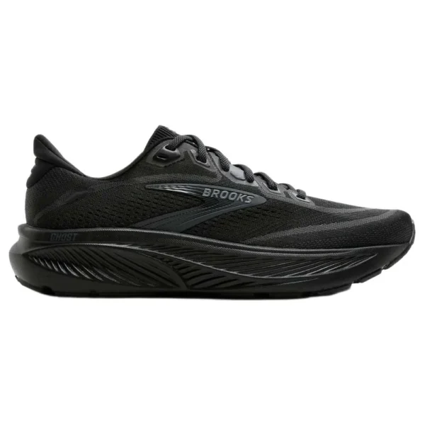 Brooks Tênis de corrida largos Ghost 18 – Masculino – Black / Black / Ebony