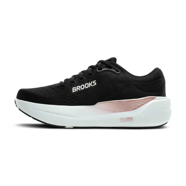 Brooks Tênis de corrida largos Ghost Max 3 – Feminino – Black / Grey / White / White