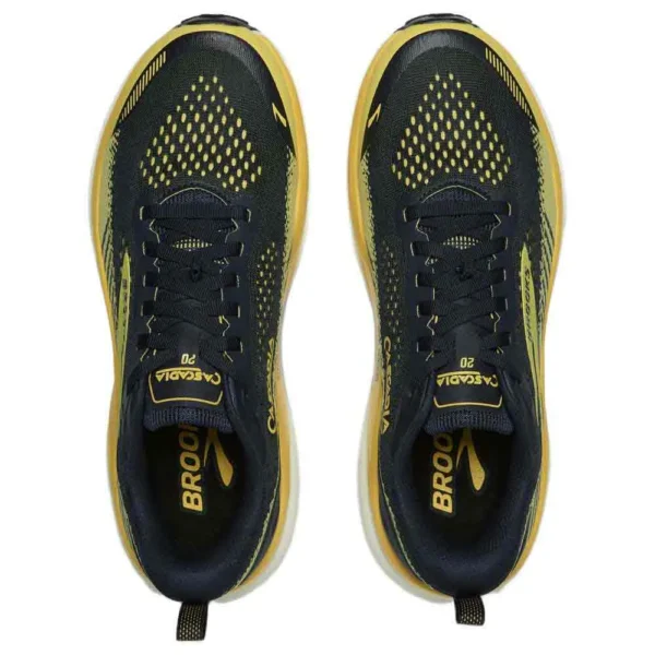 brooks-tenis-de-trail-running-cascadia-20-11.webp Brooks Tênis de trail running Cascadia 20 – Masculino – Navy / Nightlife / Grey