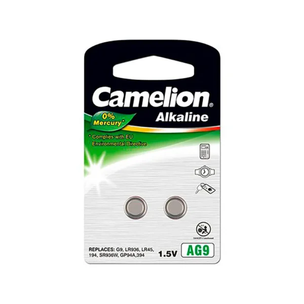 Camelion - Bateria tipo botão 1.5V LR936/LR45/394 2 unidades