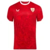 Castore - Camiseta de manga curta Antes do jogo Athletic Club 25/26 – Masculino – Racing Red / Brilliant White