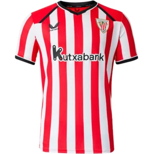 Castore - Camiseta de manga curta Casa Athletic Club Bilbao 26/27 – Masculino – Racing Red/ White
