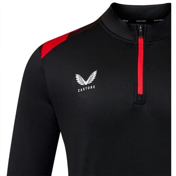 Castore - Moletom Antes do jogo Athletic Club Bilbao 26/27 – Masculino – Black / Racing Red