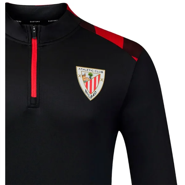Castore - Moletom Antes do jogo Athletic Club Bilbao 26/27 – Masculino – Black / Racing Red