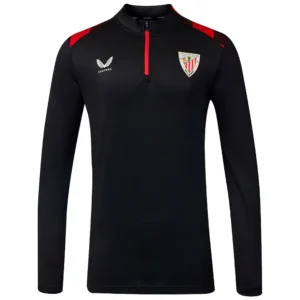 Castore - Moletom Antes do jogo Athletic Club Bilbao 26/27 – Masculino – Black / Racing Red