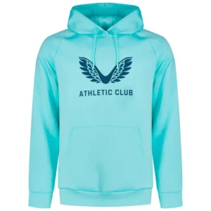 Castore - Moletom com capuz Apresentação Athletic Club 25/26 – Masculino – Aruba Blue