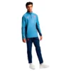 Castore - Moletom com meia-zíper Treinamento Sevilla FC 24/25 PRO Players – Masculino – Coronet Blue / Peacoat