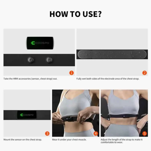 Coospo - Sensor de frequência cardíaca H9Z