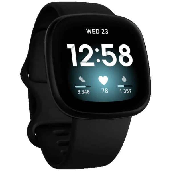 Fitbit - Relógio Versa 3 - Black / Black